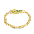 14k Petatillo Bracelet San Judas with CZ's