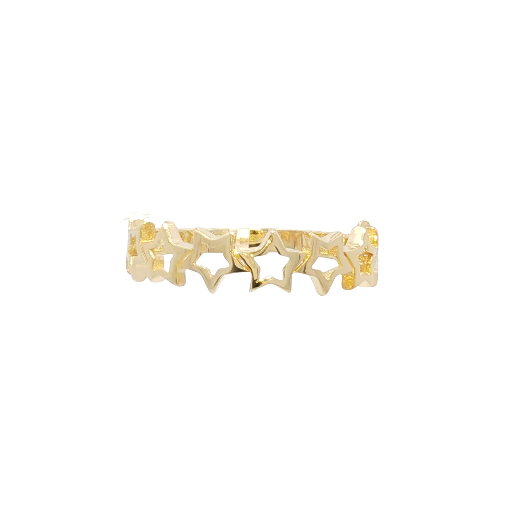14K Stars Design Ring
