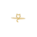14k Cat Silhouette Ring