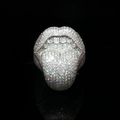 KISS ring 925 moissanite