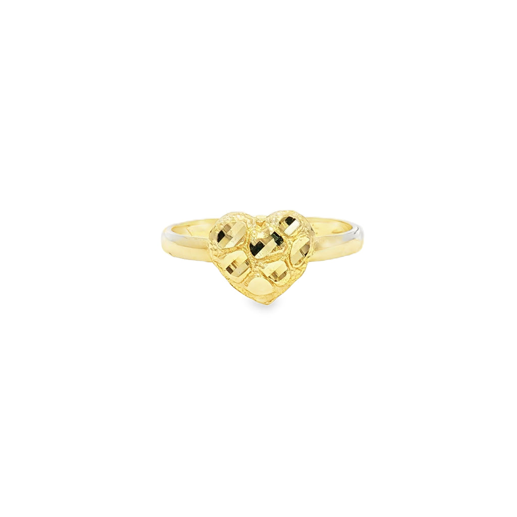XS Heart Nugget Ring 10K