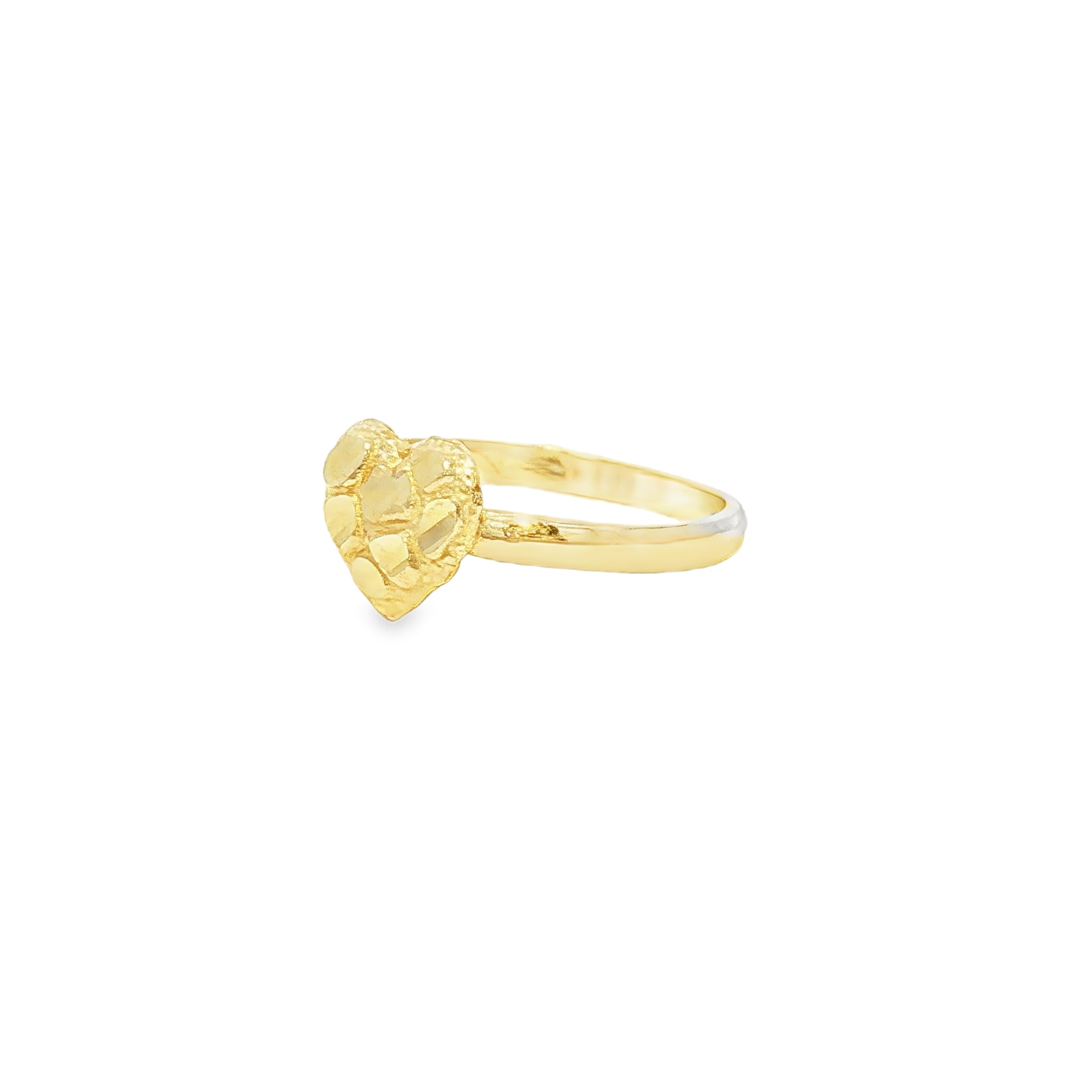 XS Heart Nugget Ring 10K