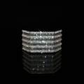 Modern Iced Out Band Ring