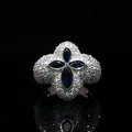 Ornate Pave Cross ring
