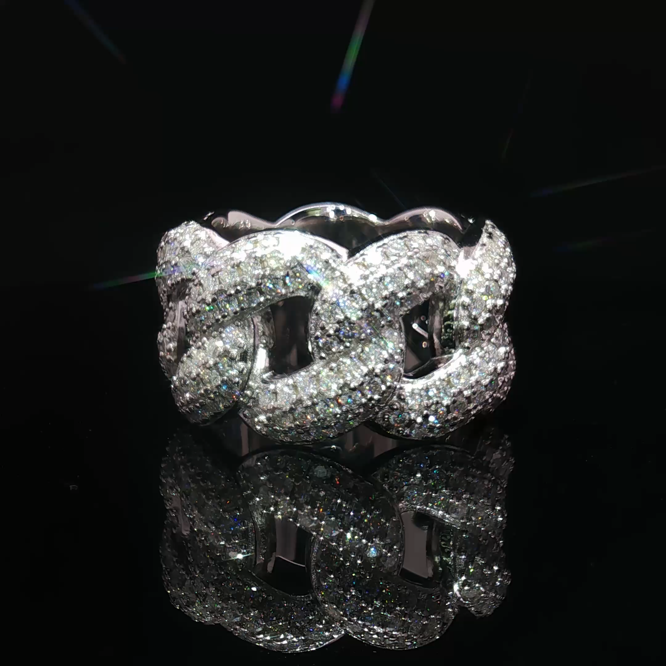 Eternity Cuban Ring