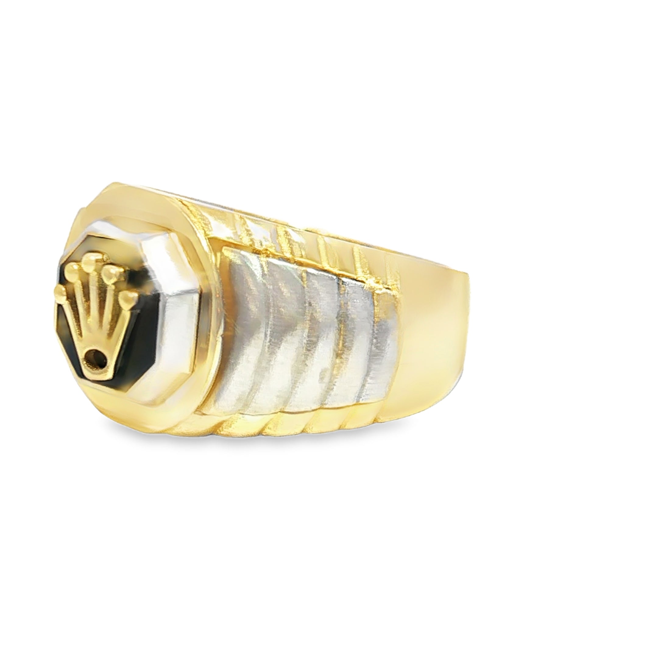Two Tone Rolex Ring
