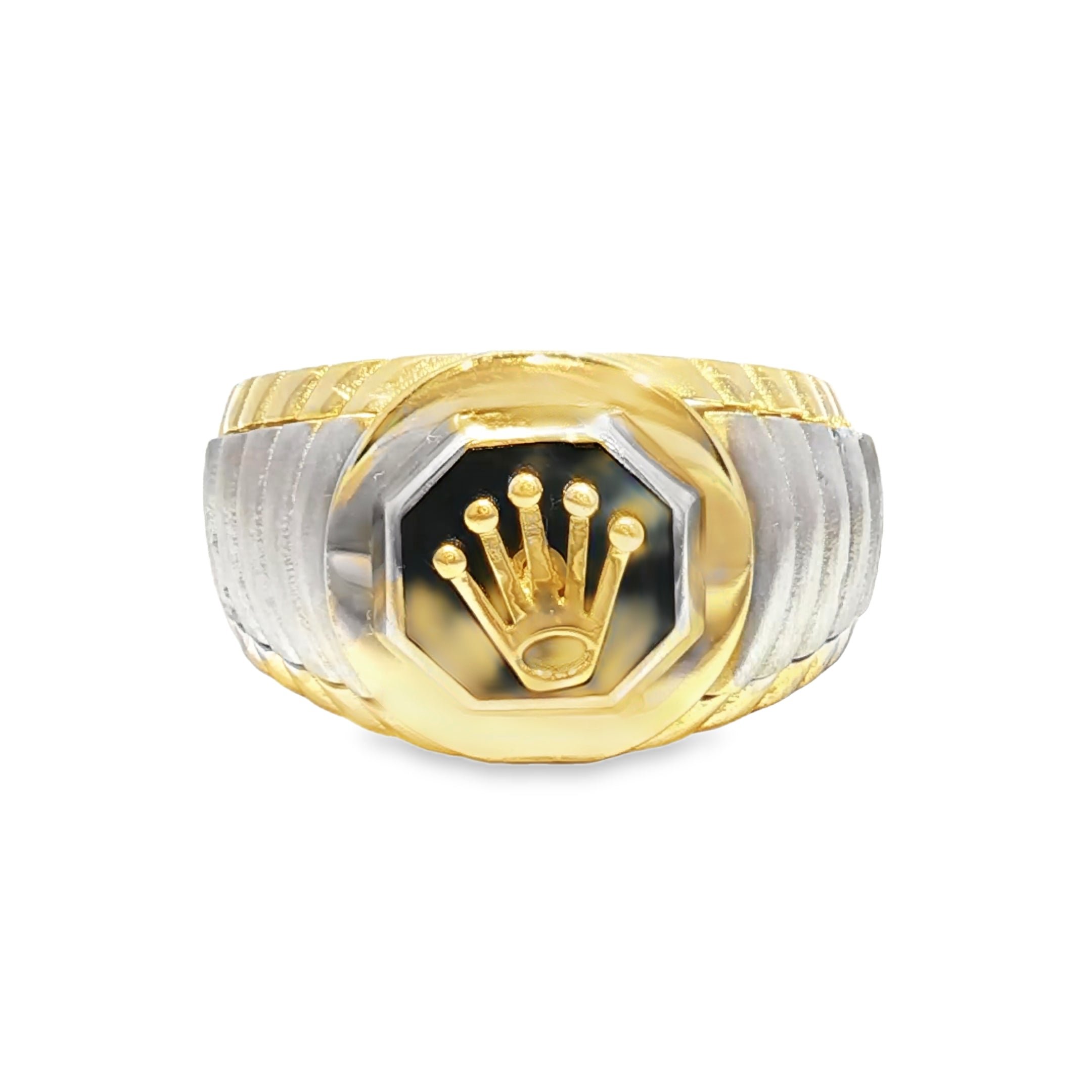 Two Tone Rolex Ring