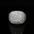 Reverse Moissanite Ring