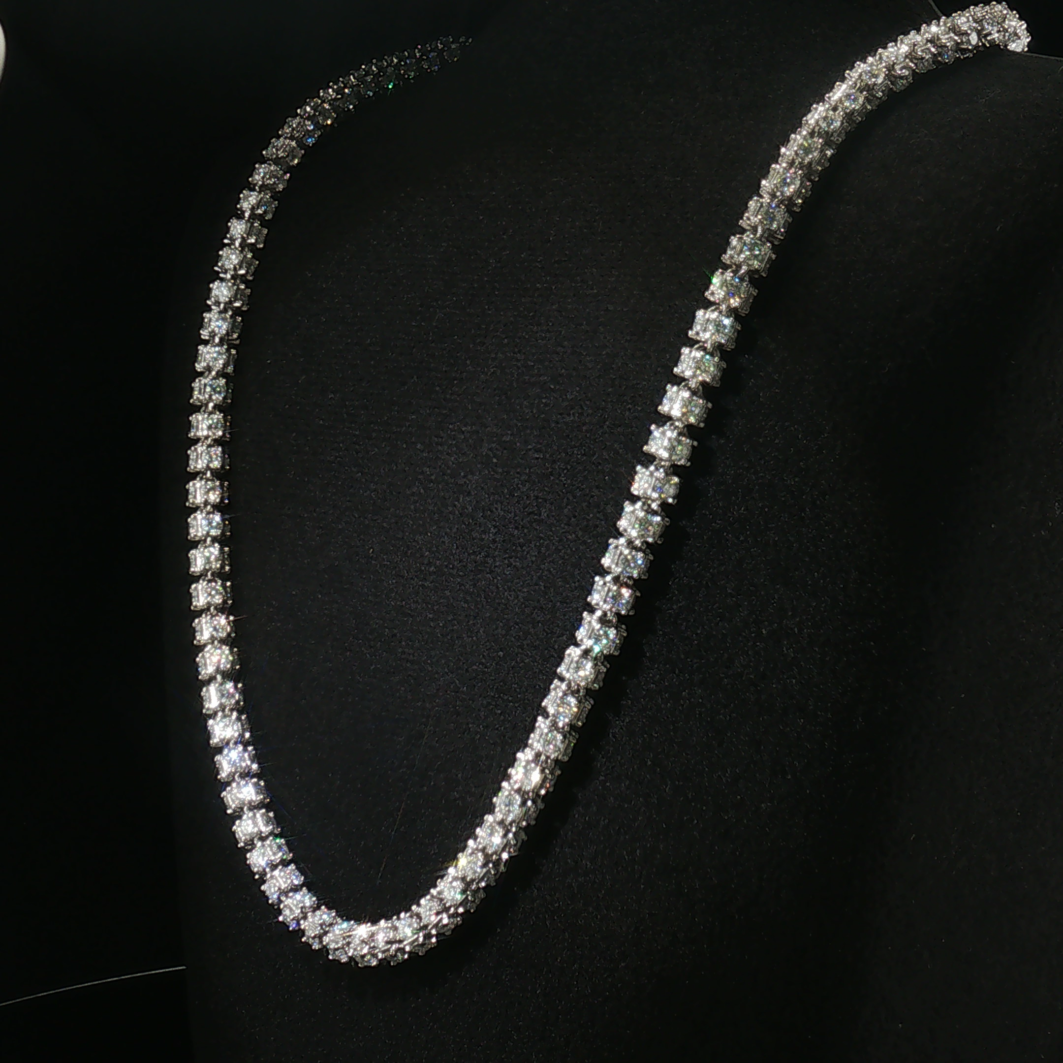 7mm Moissanite Tennis Chain