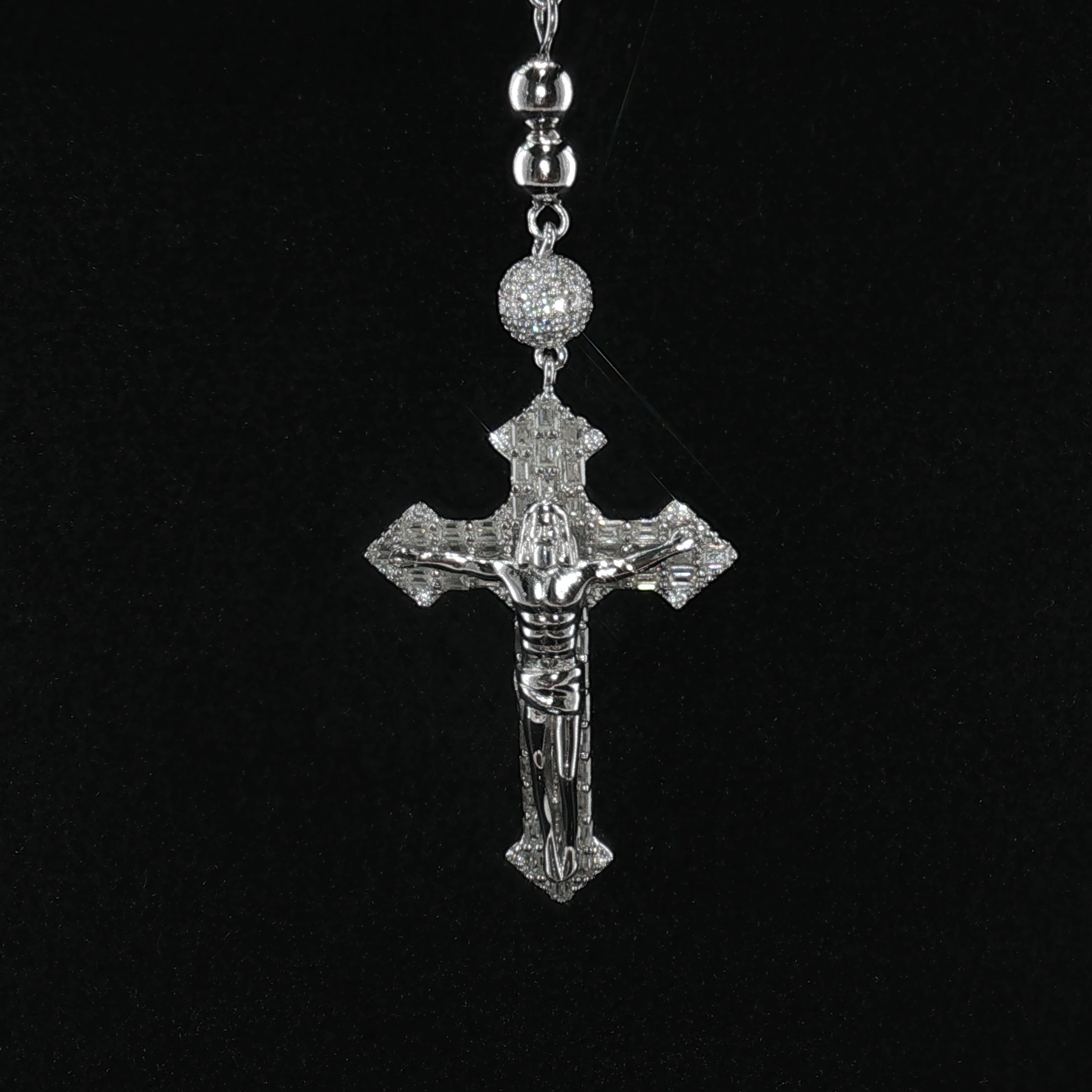 6mm Moissanite Rosary Chain