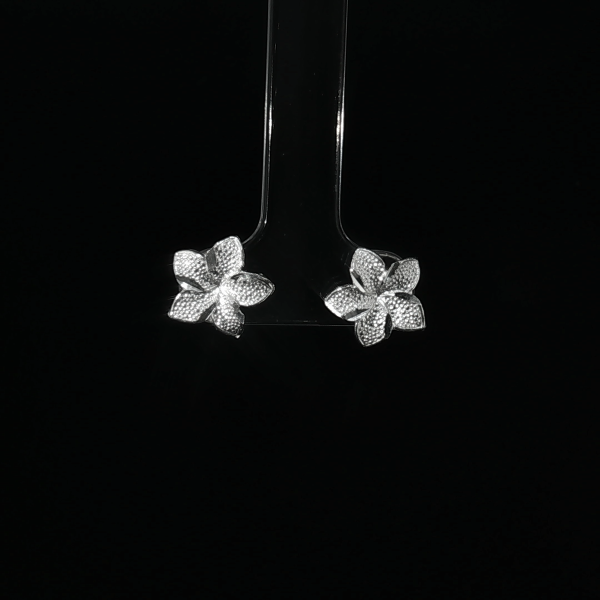 Large Hibiscus Earring Studs