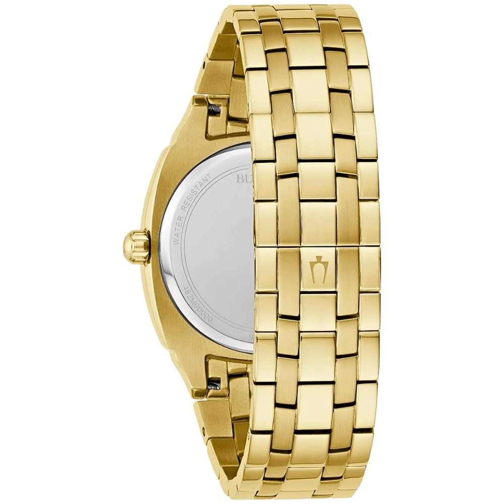 Gold-Tone Stainless Steel Chronograph Watch 97C114