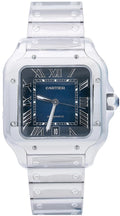 Cartier Santos WSSA0030 40mm Blue Dial Stainless Steel Automatic Men's Watch