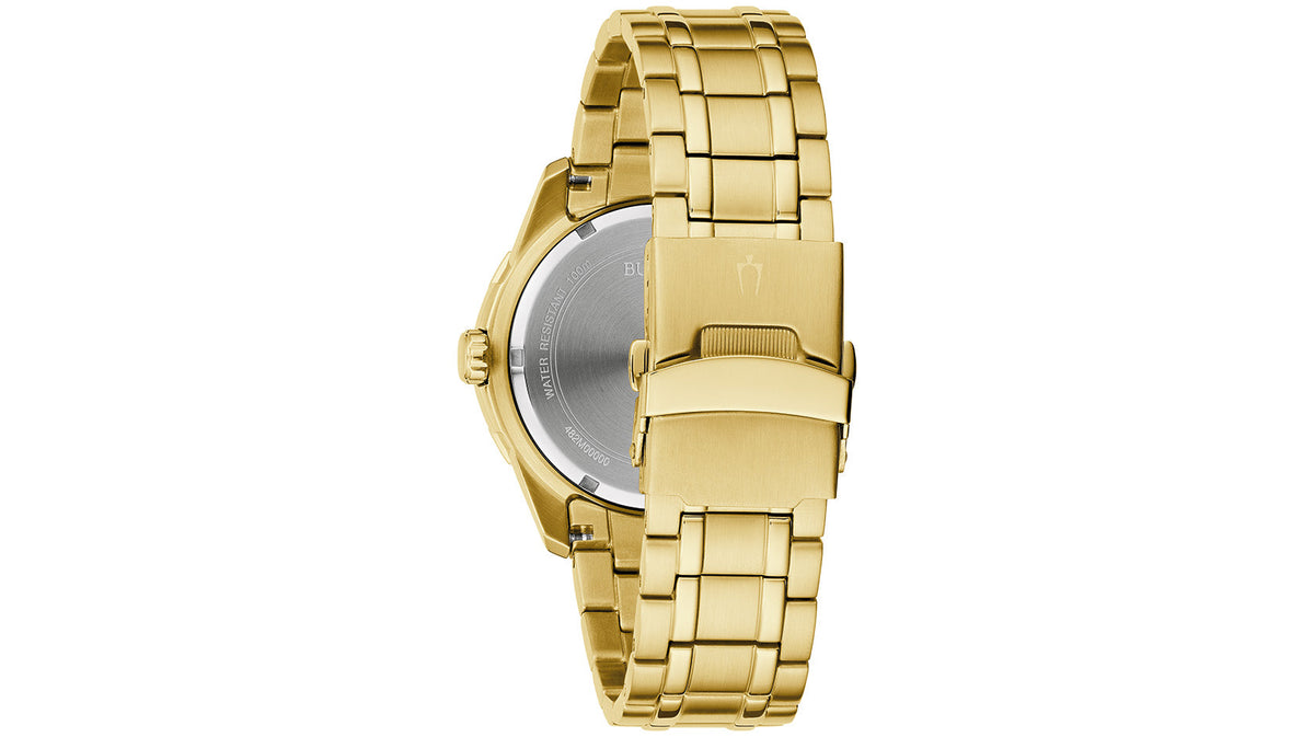 Bulova Gold-Tone Stainless Steel Men's Watch 98B442