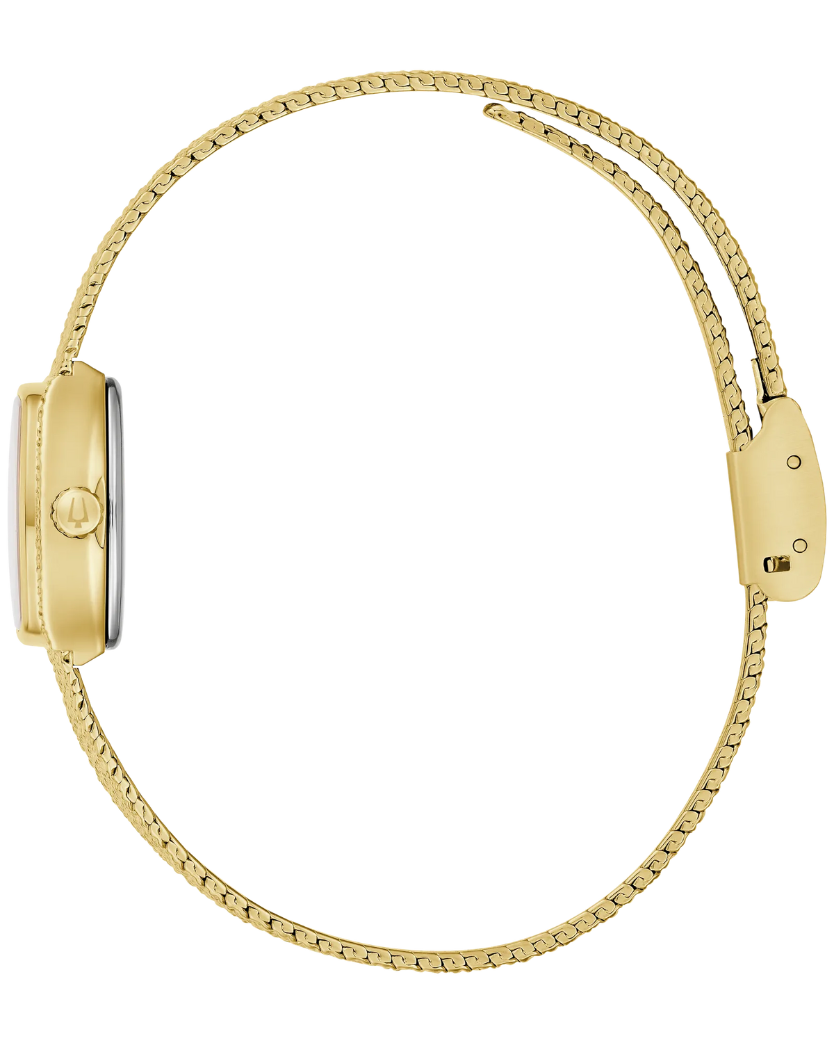 Bulova Goddess of Time Green Malachite Dial Gold-Tone Stainless Steel Bracelet Watch 97L184