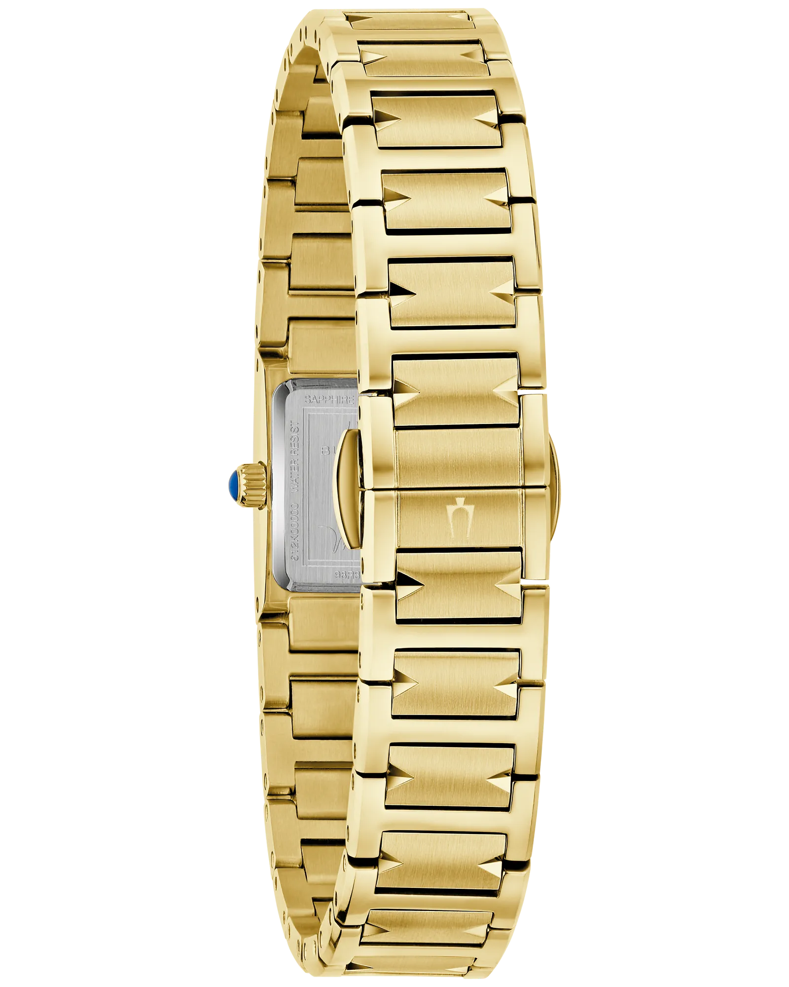 Bulova Marc Anthony Harmony Gold-Tone Diamond Bezel White Mother-Of-Pearl Dial Stainless Steel Women's Watch 98R301