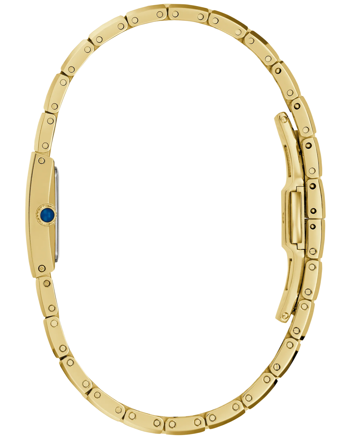Bulova Marc Anthony Harmony Gold-Tone Diamond Bezel White Mother-Of-Pearl Dial Stainless Steel Women's Watch 98R301