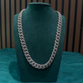 12mm Two-Tone Upside Down Cuban Link Chain