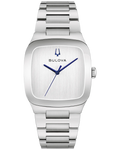 Bulova Millennia Silver-Tone Blue Dial Stainless Steel Men's Watch 96A336