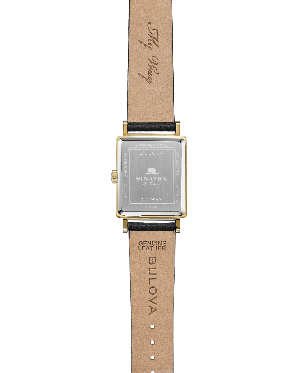 Bulova Frank Sinatra My Way Silver-Tone Dial Gold-Tone Stainless Steel Men's Watch 97A158