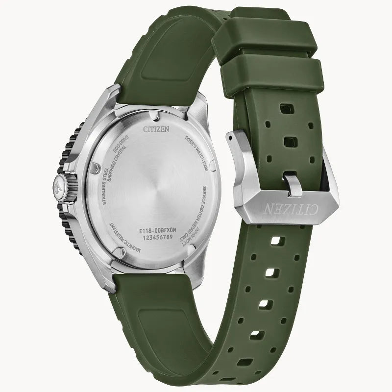 Citizen Promaster Dive White Dial Polyurethane Strap Men's Watch BN0265-00A