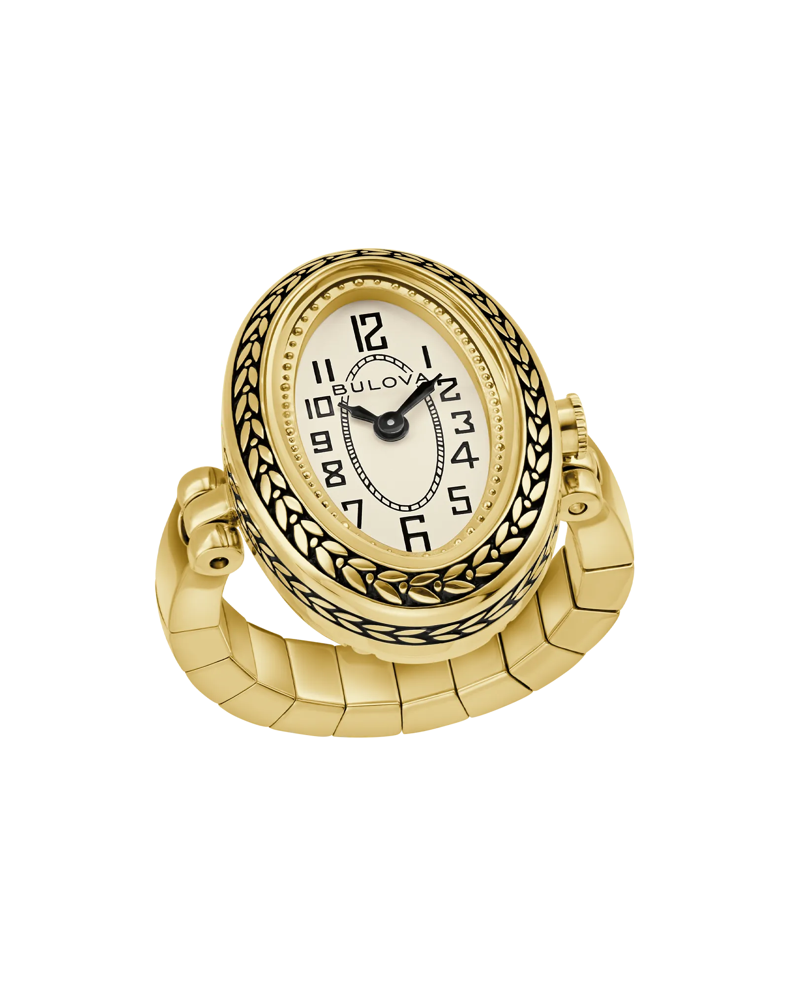 Archive Series Ivory Dial Stainless Steel Expansion Ring Watch 97L188