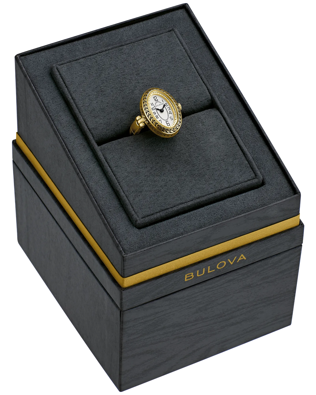 Archive Series Ivory Dial Stainless Steel Expansion Ring Watch 97L188