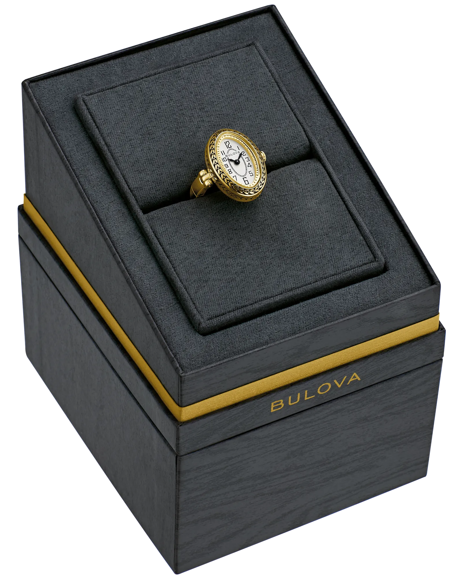 Archive Series Ivory Dial Stainless Steel Expansion Ring Watch 97L188