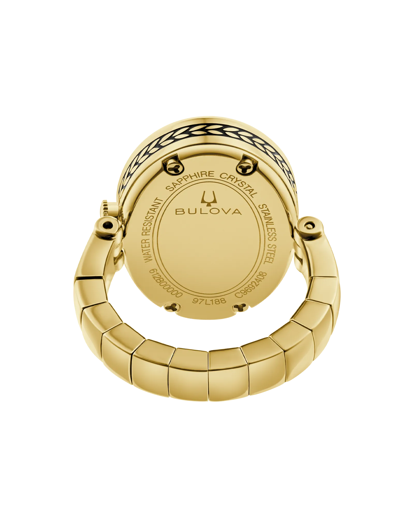 Archive Series Ivory Dial Stainless Steel Expansion Ring Watch 97L188