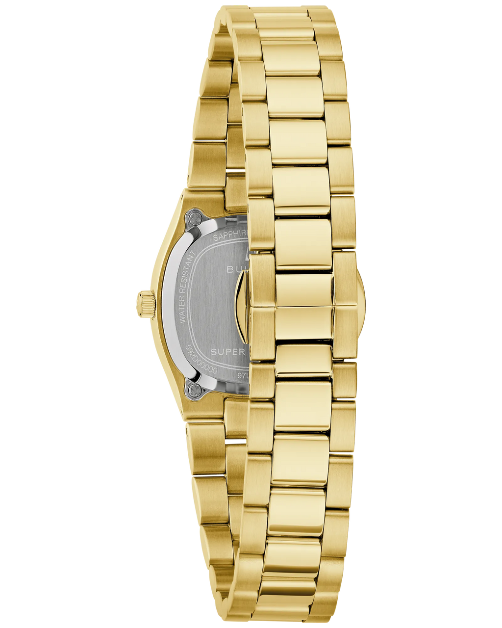 Bulova Super Seville Mini Silver-Tone Dial Gold-Tone Stainless Steel Women's Watch 97L189
