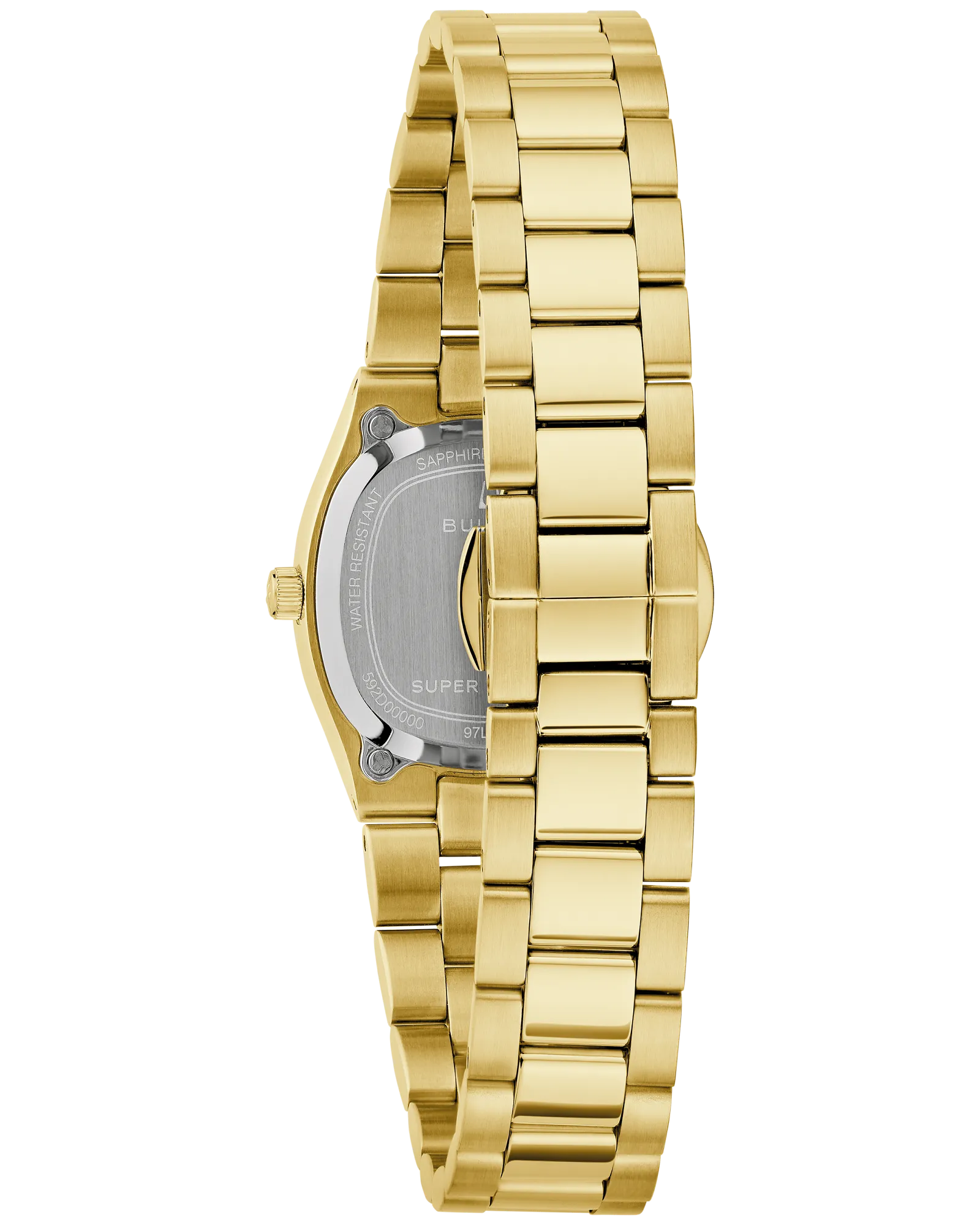 Bulova Super Seville Mini Silver-Tone Dial Gold-Tone Stainless Steel Women's Watch 97L189