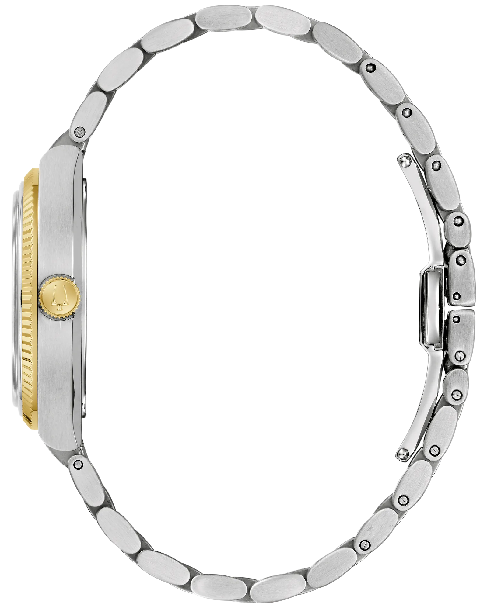 Bulova Super Seville Precisionist Green Dial Gold-Tone Stainless Steel Men's Watch 98A336