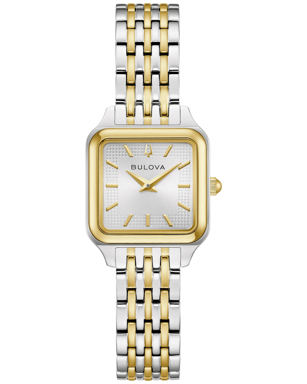 Bulova Sutton Silver-Tone Dial Stainless Steel Bracelet Women's Watch 98L330