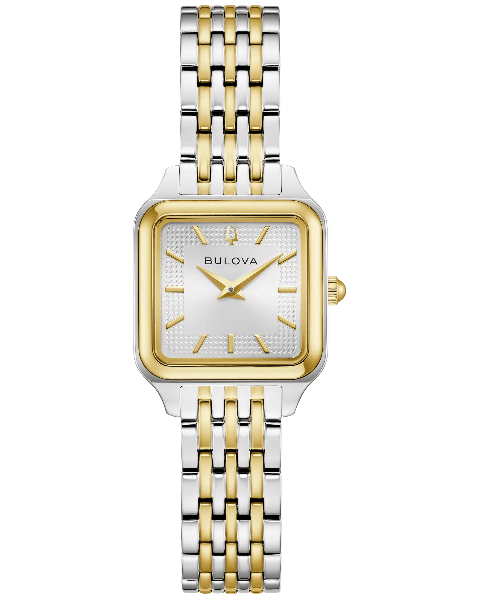 Bulova Sutton Silver-Tone Dial Stainless Steel Bracelet Women's Watch 98L330