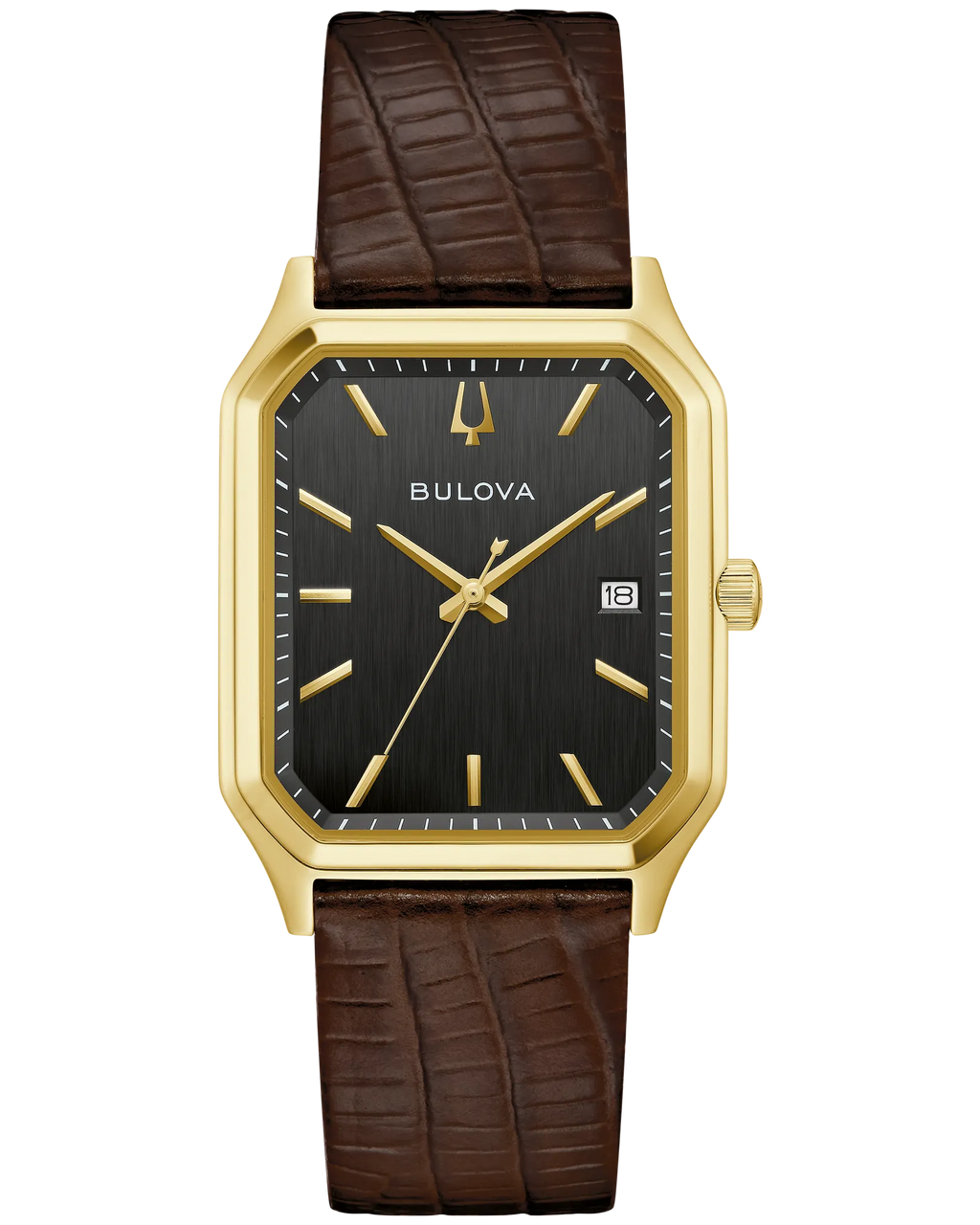 Bulova Tony Bennett We Are All Here Black Dial Gold-Tone Stainless Steel Men's Watch 97B235