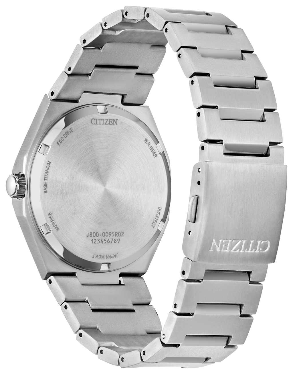 Citizen Zenshin White Dial Super Titanium Bracelet Watch AW0130-85A