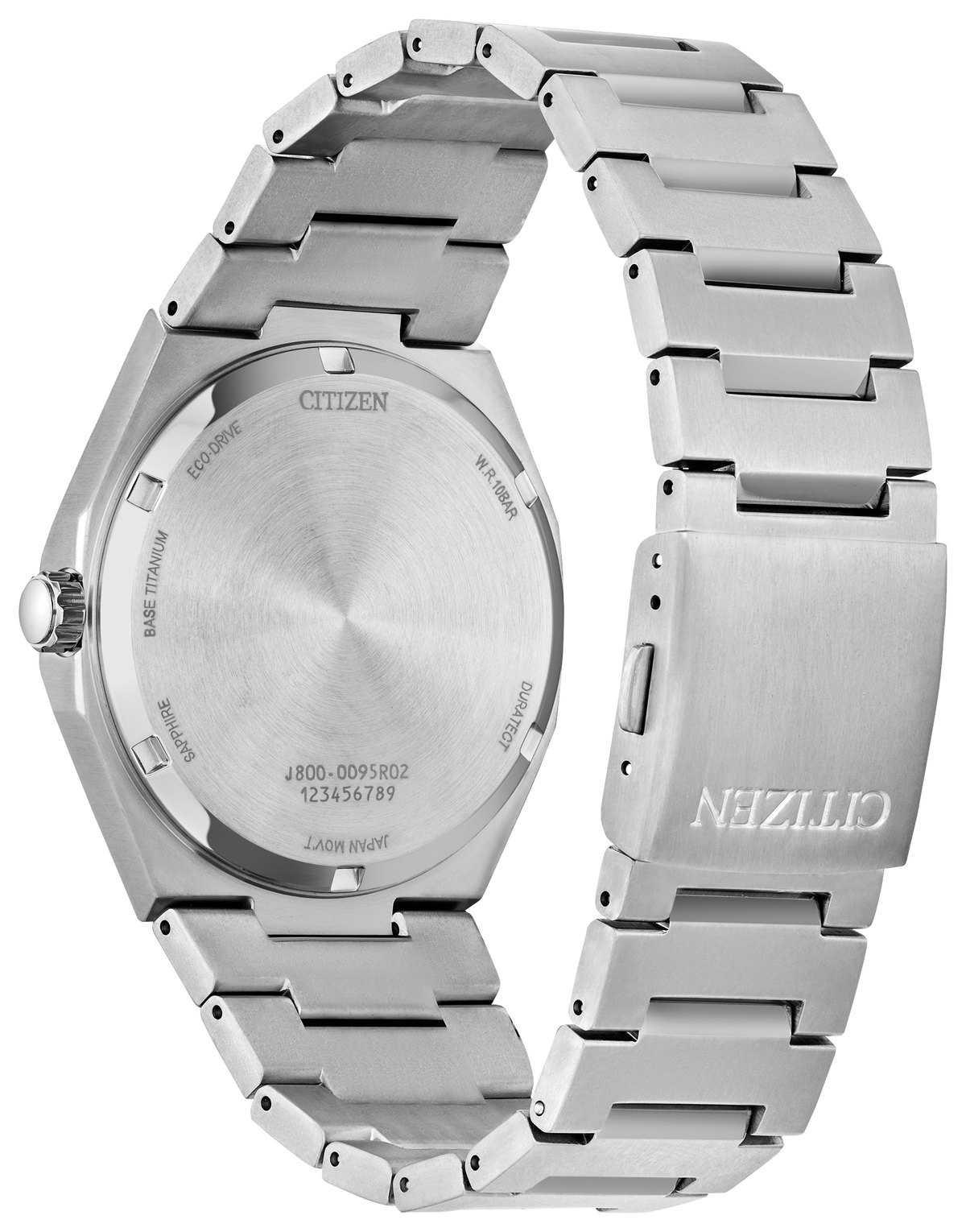 Citizen Zenshin White Dial Super Titanium Bracelet Watch AW0130-85A