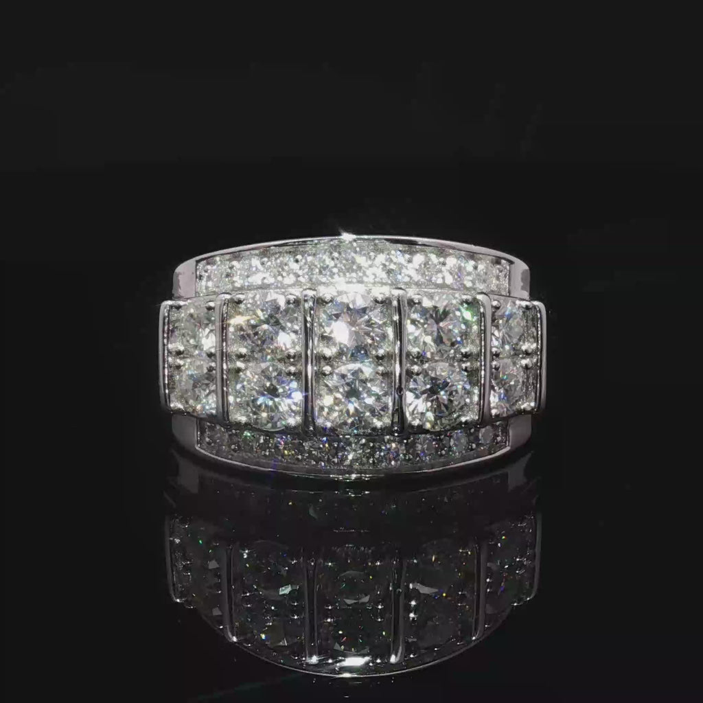 Ten Poiner Band Ring