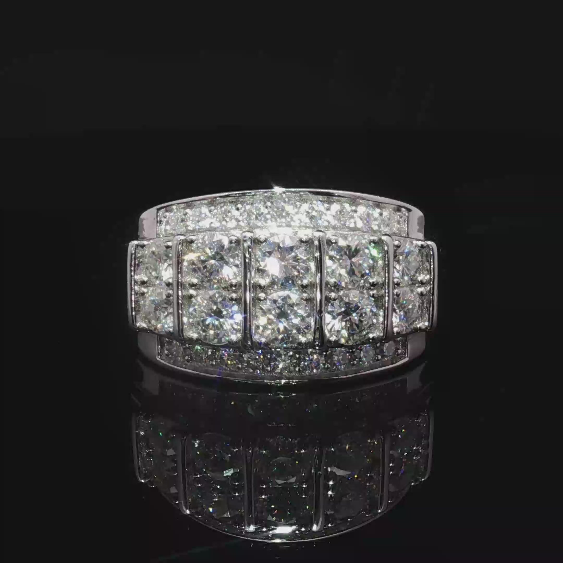 Ten Poiner Band Ring