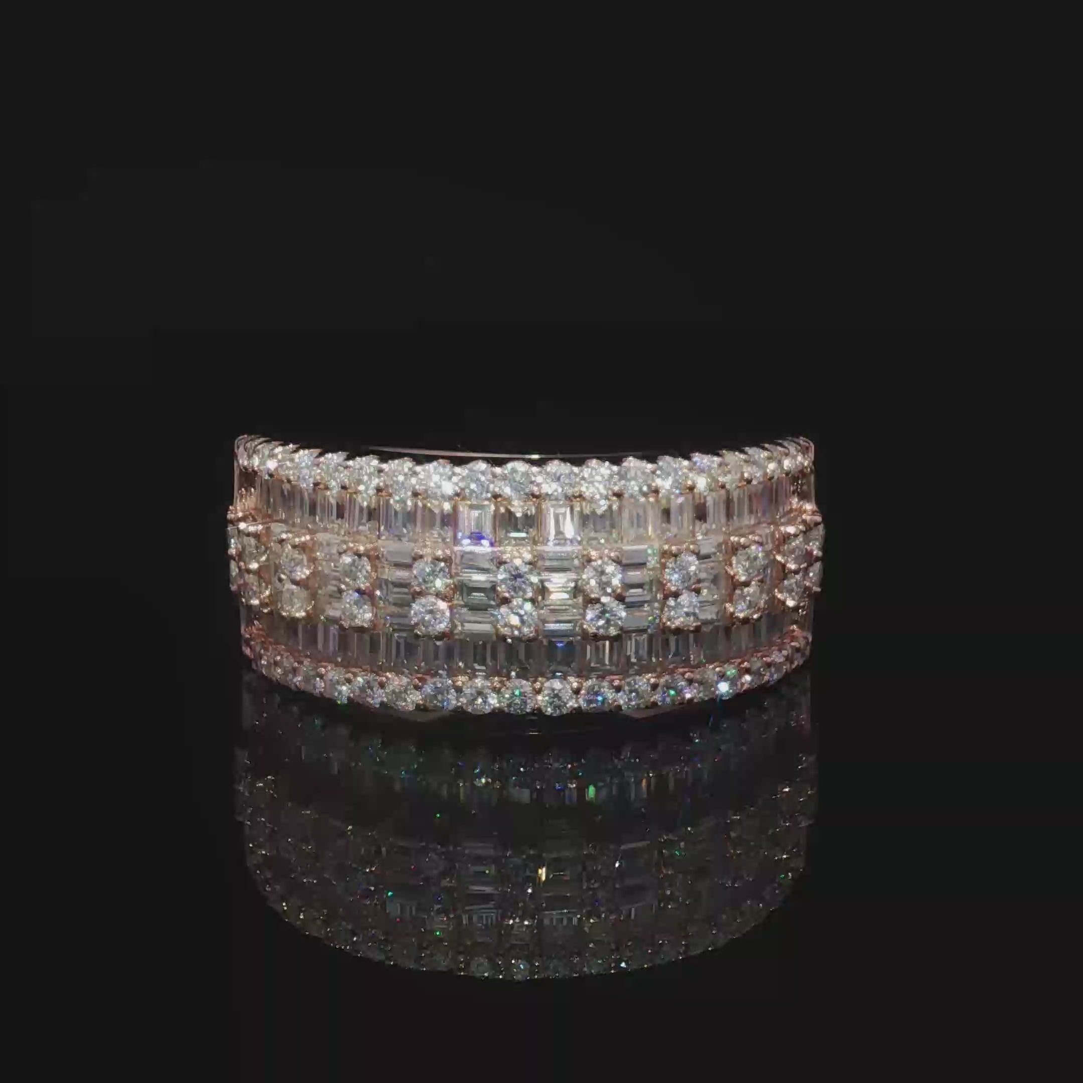 Rose Gold Emerald-Cut Ring
