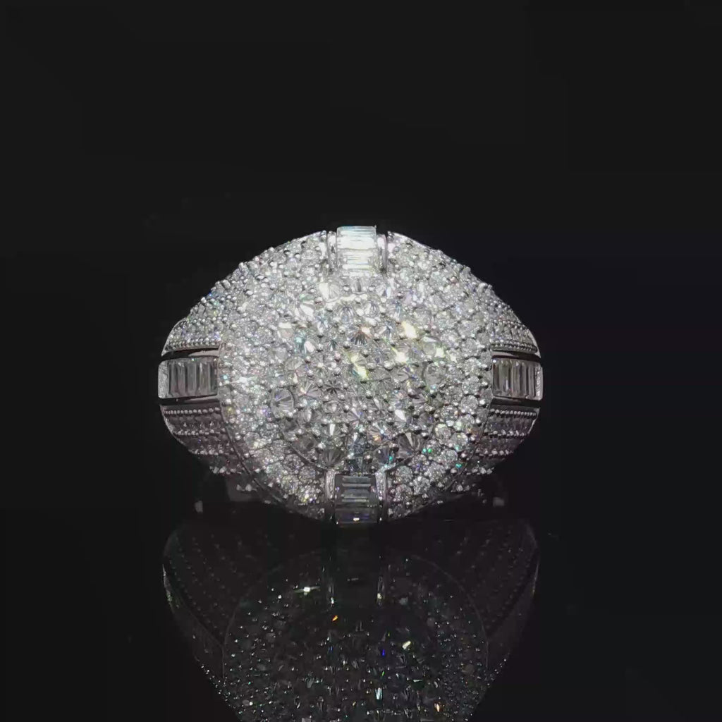Couture Inverted Pave Moissanite Ring