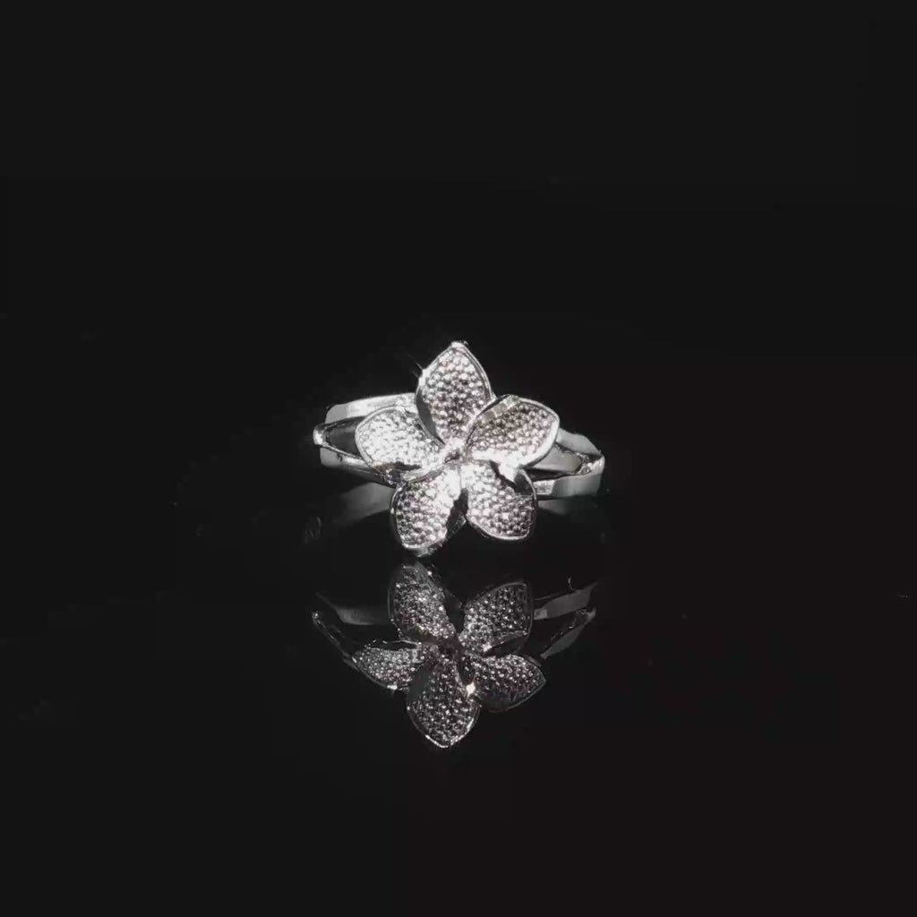 Small Single Hibiscus Ring