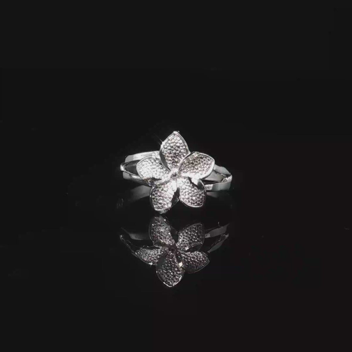 Small Single Hibiscus Ring