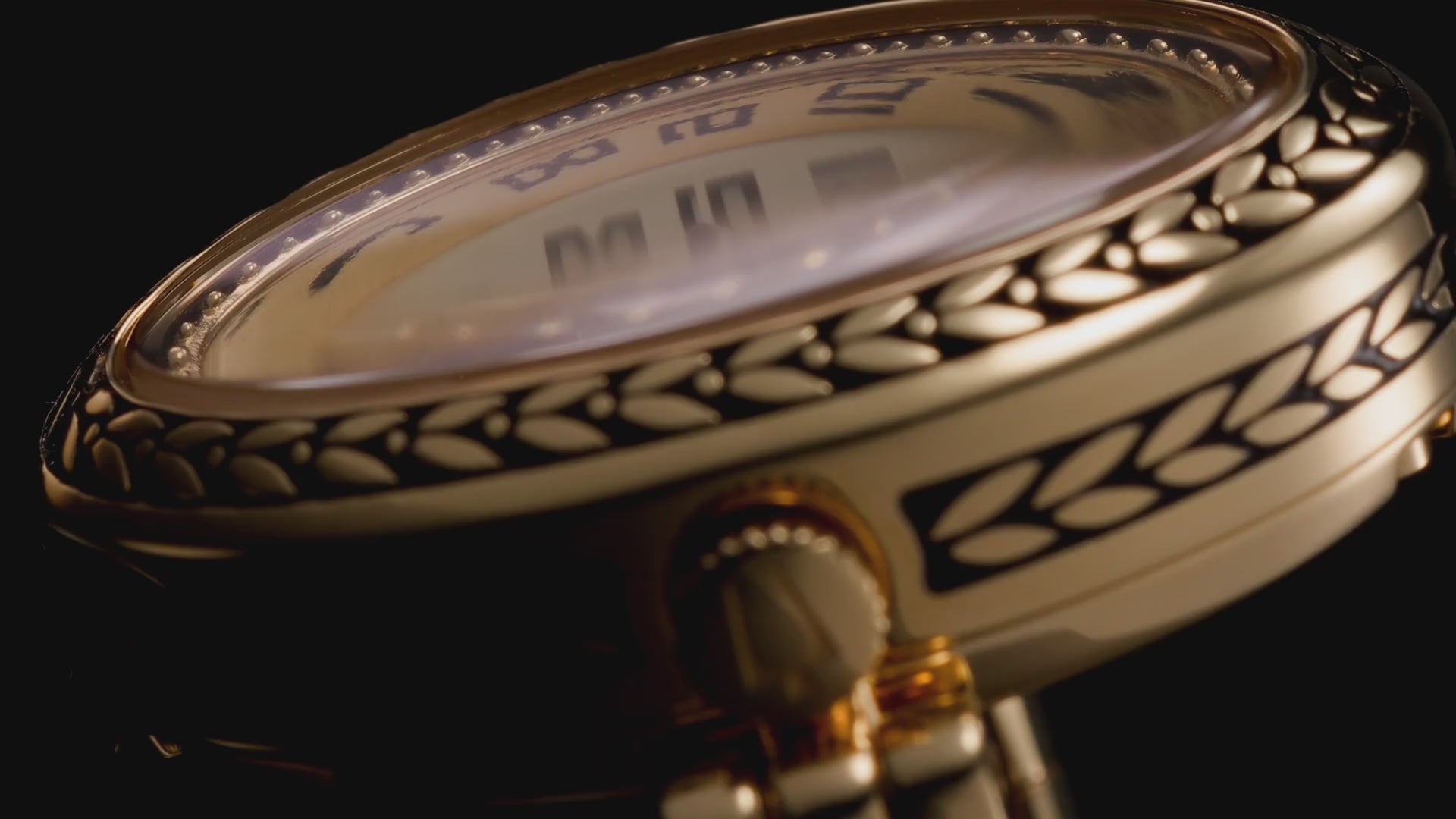 Archive Series Ivory Dial Stainless Steel Expansion Ring Watch 97L188