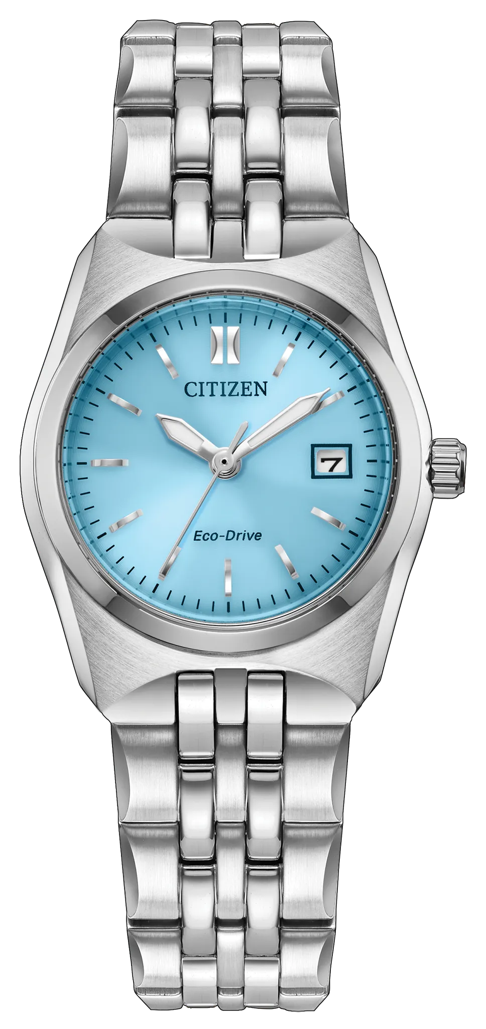 Citizen Corso Light Blue Dial Stainless Steel Women's Watch EW2291-51L