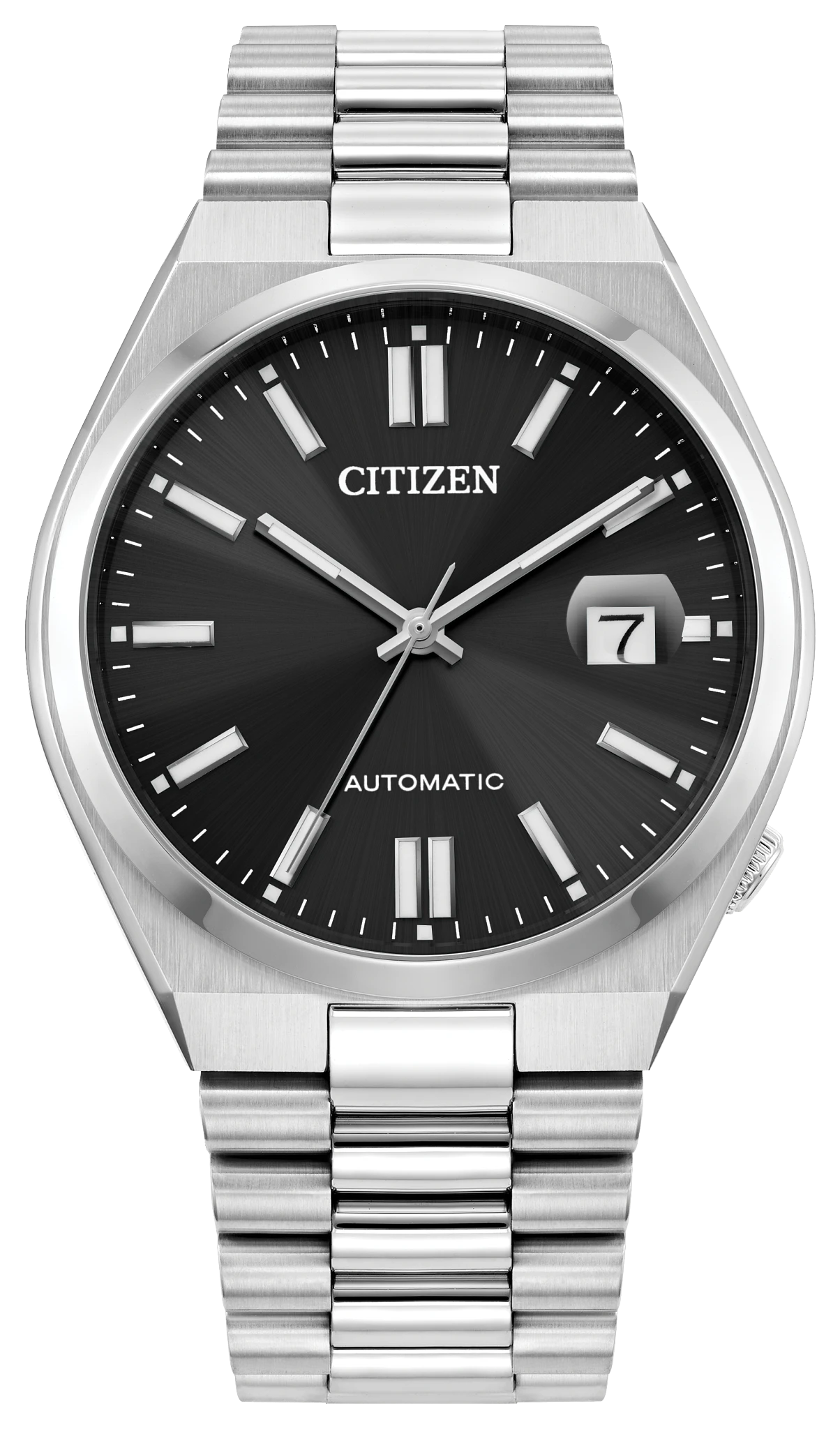 Citizen Tsuyosa Automatic Black Dial Stainless Steel Men's Watch NJ0150-56E