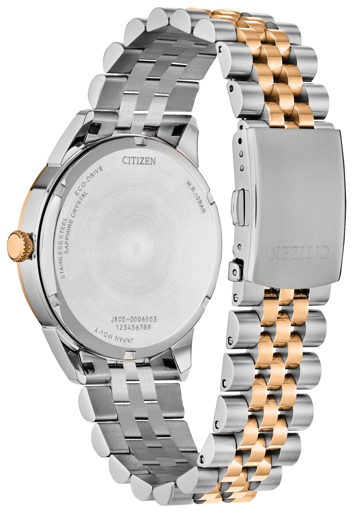 Citizen Rolan Brown Dial Two-Tone Stainless Steel Men's Watch AW0156-57X