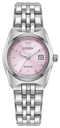 Citizen Corso Pink Dial Stainless Steel Women's Watch EW2291-51X