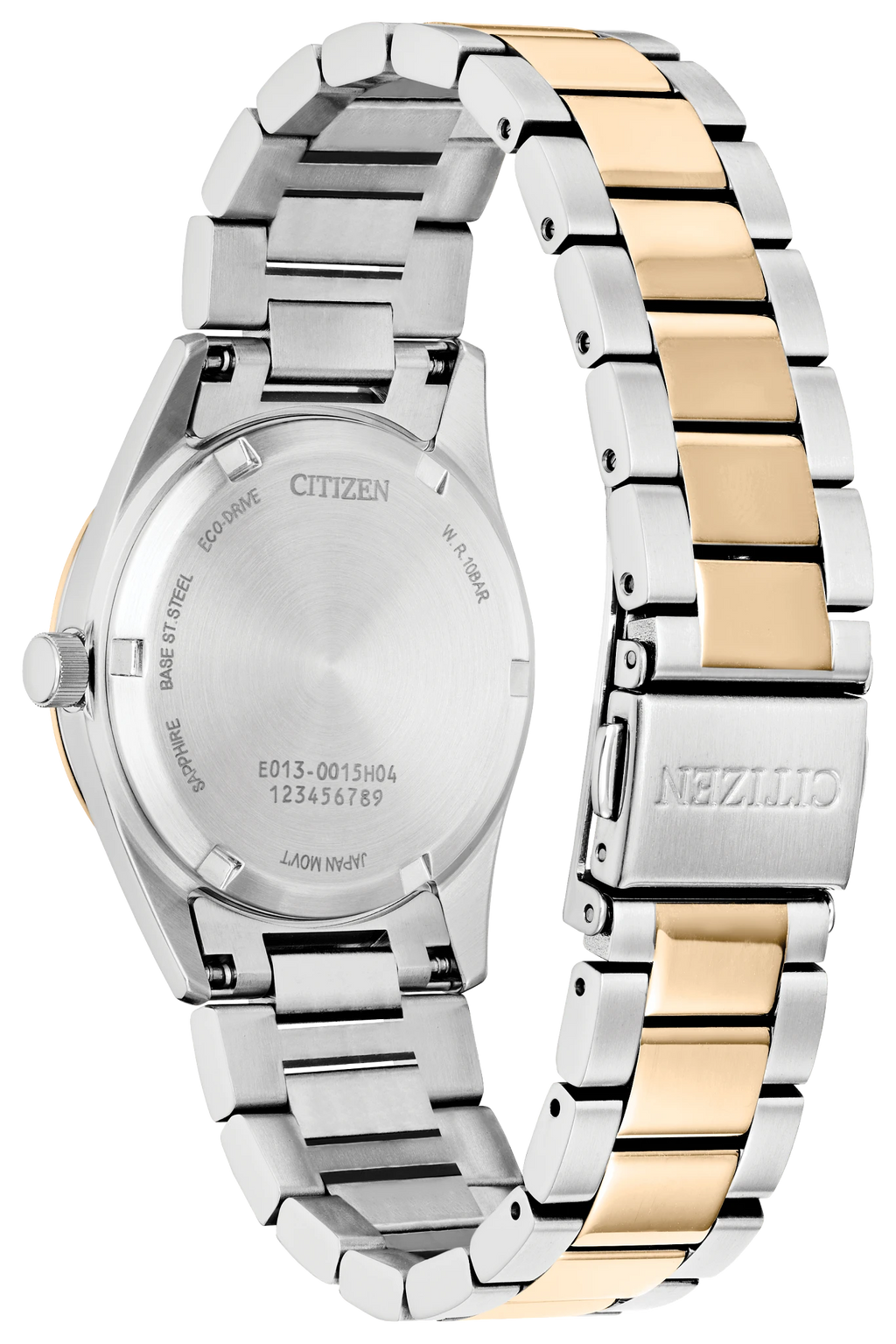 Citizen Sport Luxury Pink Dial Two-Tone Stainless Steel Women's Watch EW2706-58X