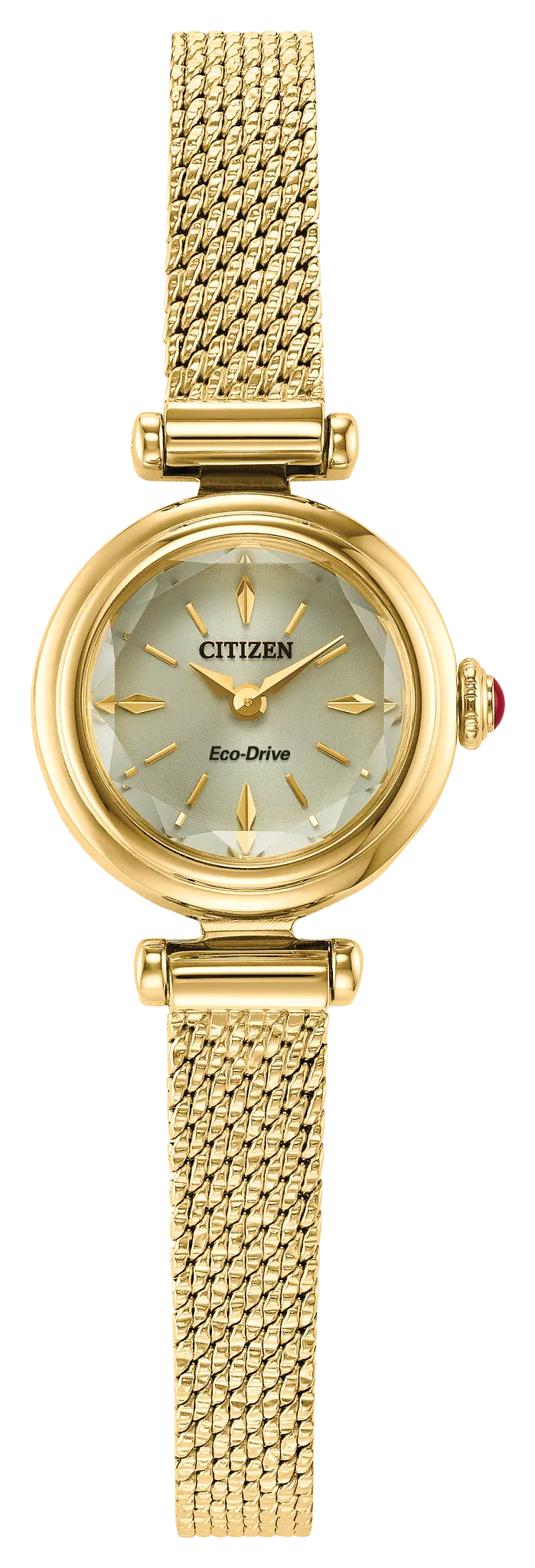 Citizen Fio Gold-Tone Dial Stainless Steel Watch EG7086-57P